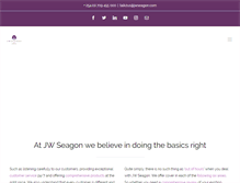 Tablet Screenshot of jwseagon.com